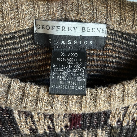 Vintage Geoffrey Beene Knit Sweater XL - Picture 6 of 6